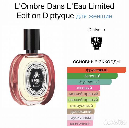 Женские духи/парфюм на распив 5мл/10мл Diptyque