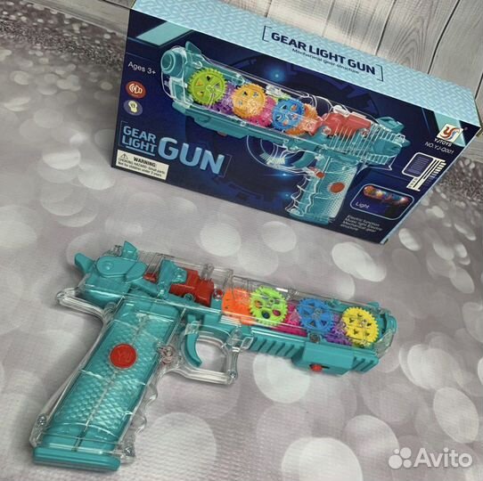 Пистолет шестеренки звук/свет