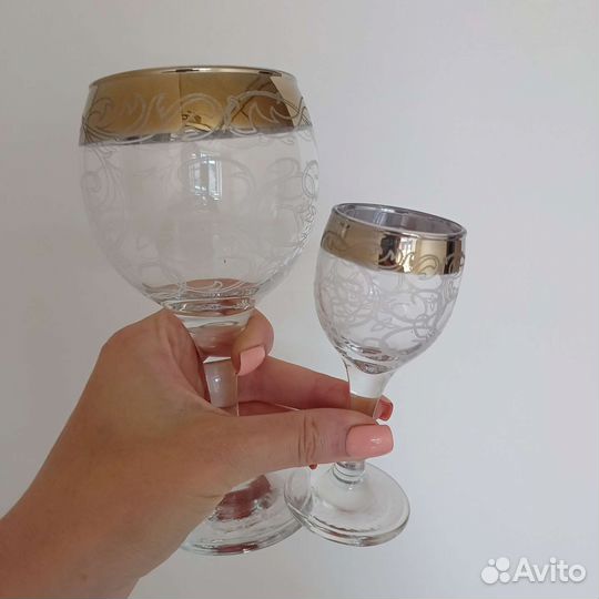 Бокалы для вина, рюмки. Подарочный набор