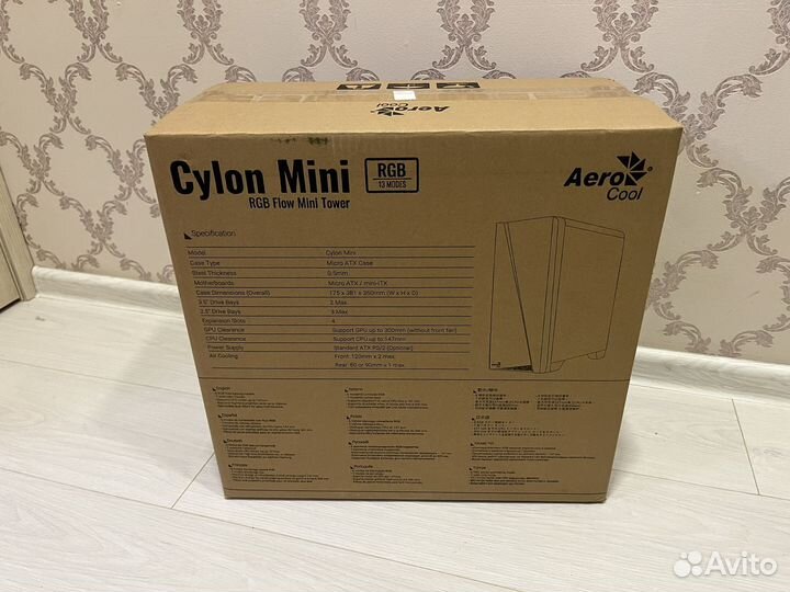 Корпус mATX Aerocool Cyclon Mini белый