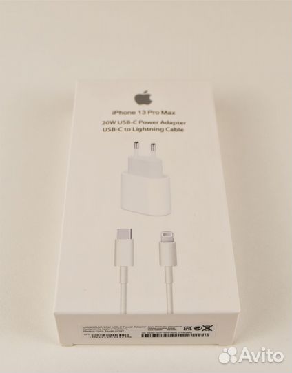 Быстрая зарядка для iPhone 20W. Новая