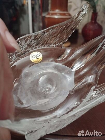 Лебедь винтаж редкий Glasblaserei heimbach Герм