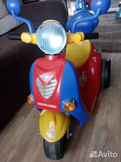 Детский электромобиль мотоцикл