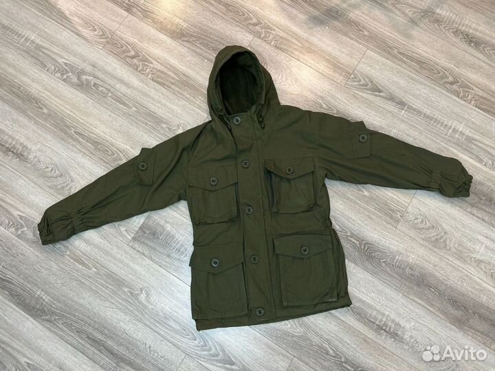 Утепленный костюм на флисе Горка-8 премиум, хаки