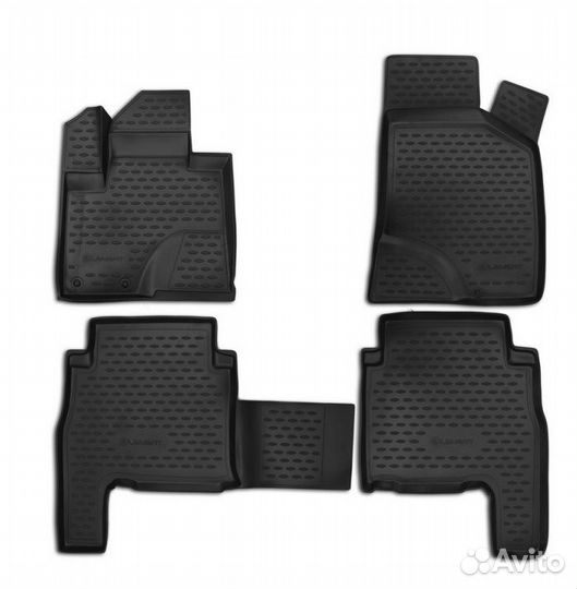 Коврики 3D в салон hyundai Santa Fe 05/2010-2012