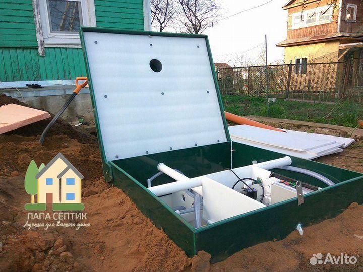 Септик без запаха и откачки с установкой