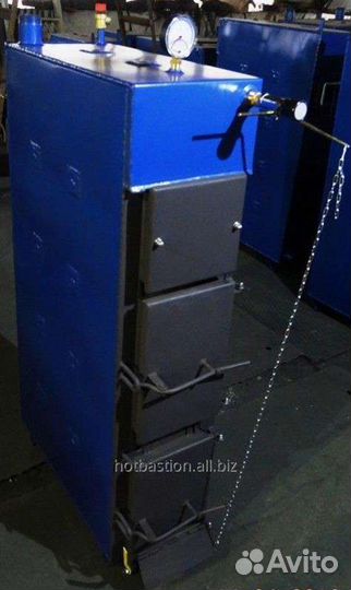 Котёл твердотопливный пиролизный