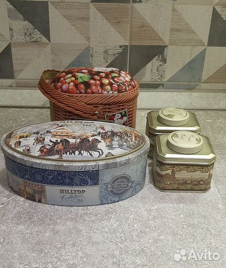 Железные банки чайные