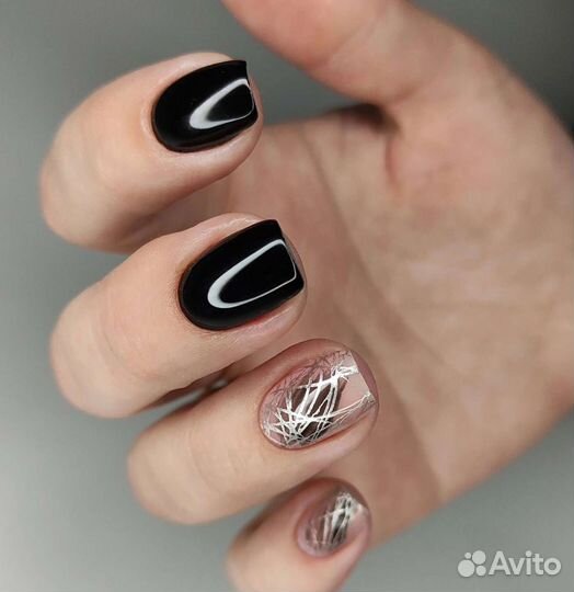 Маникюр/педикюр, покрытие гель-лак, наращивание