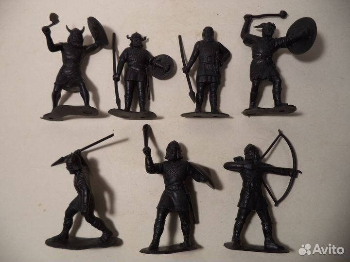 Солдатики Индейцы дзи СССР 7 фигур