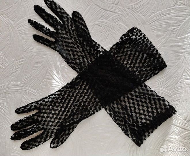 Перчатки женские кружевные Чехия