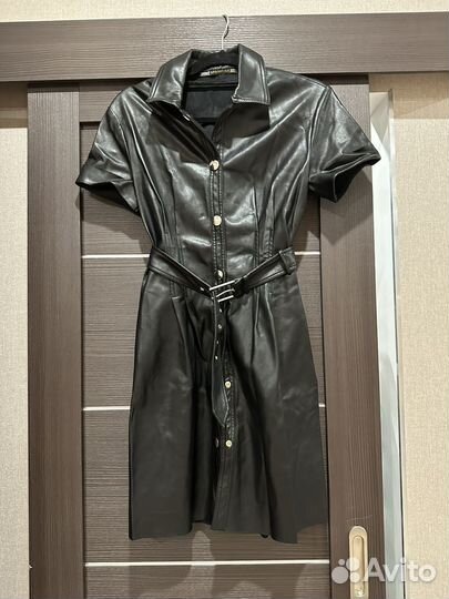 Кожаное платье