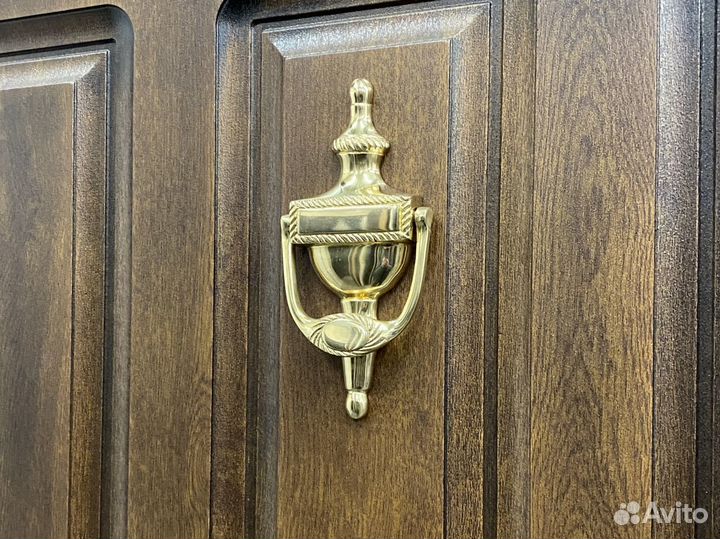 Ручка в английском стиле Дверная Стучалка Латунь