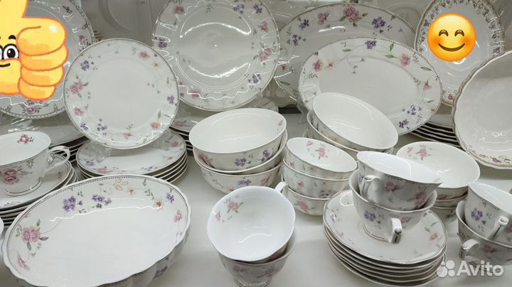 Набор столовой посуды фарфор