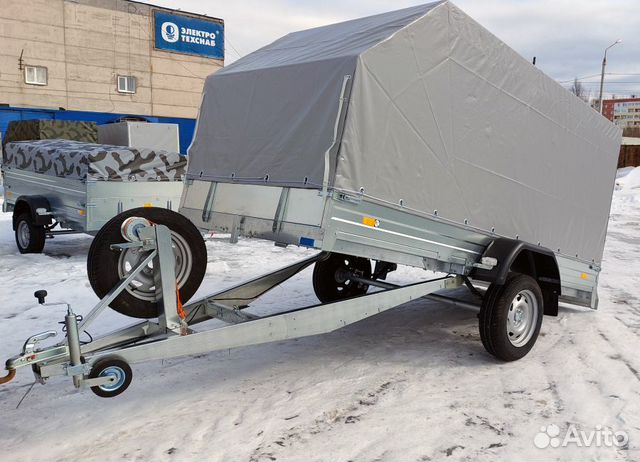 Прицеп 3.5х1.5.х1.5 на 15-дюймовых колёсах