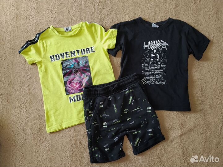 Пакет летних вещей для мальчика 110-116 см