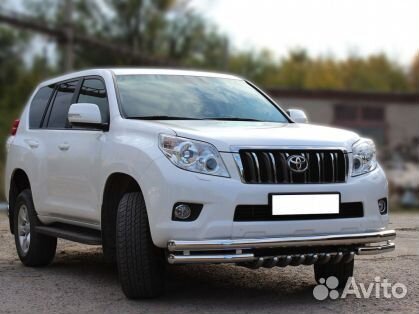 Защита бампера Тойота Ленд Крузер Прадо 150