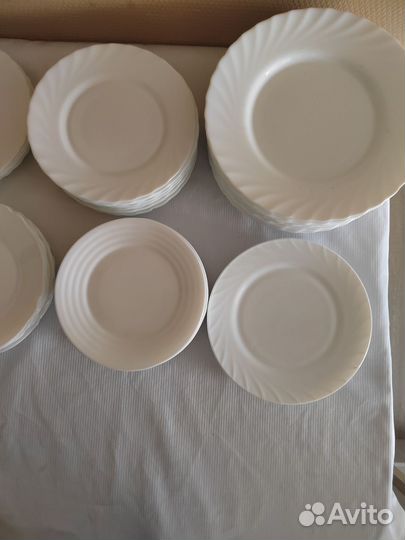 Тарелки люминарк. Бульонницы