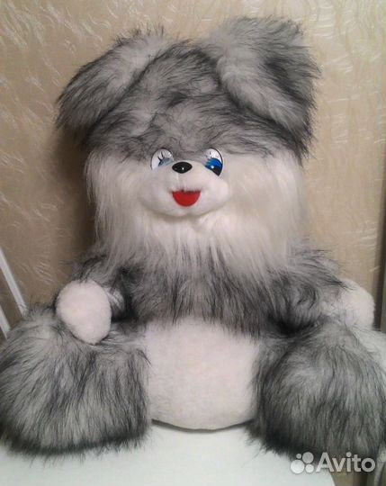 Мягкие игрушки, тигр, заяц