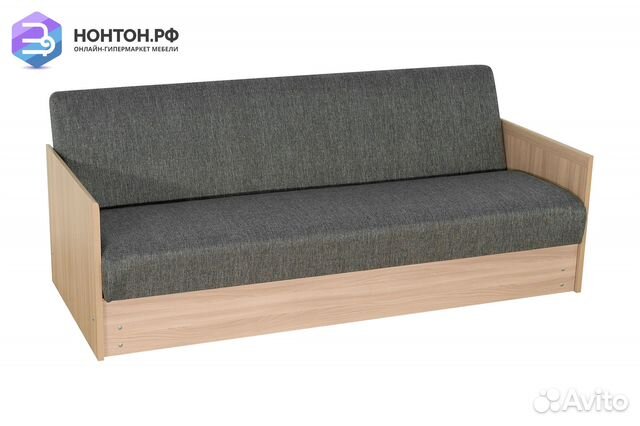 Диван книжка Ручеек-Ламино серый