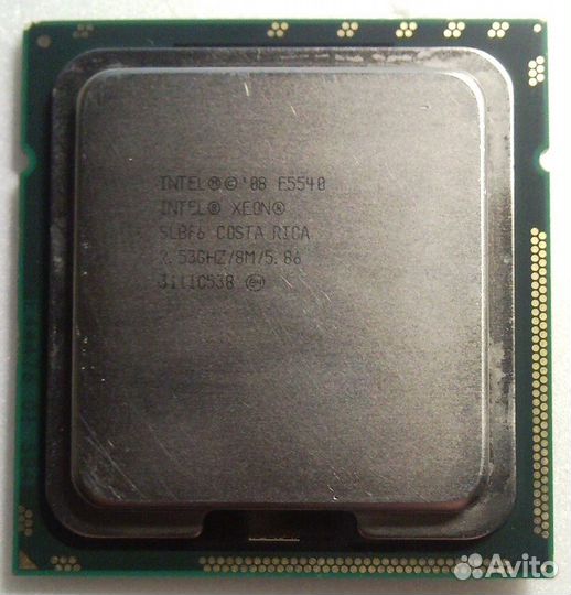 Xeon E5540 2.53GHz socket 1366 аналог Сore i7 9xx