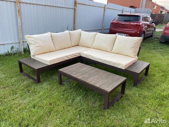 Садовая мебель в стиле лофт