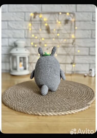Игрушка вязаная Тоторо (новая)