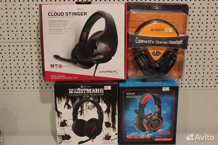 Наушники Игровые, Беспроводные, Бюджетные.Новые/Бу