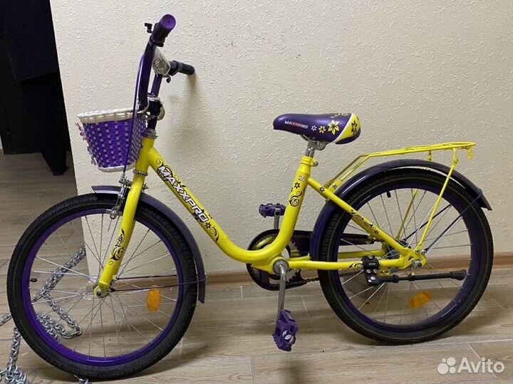 Велосипед подростковый с корзинкой