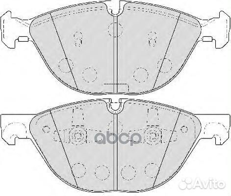 Колодки тормозные дисковые FDB4079 Ferodo