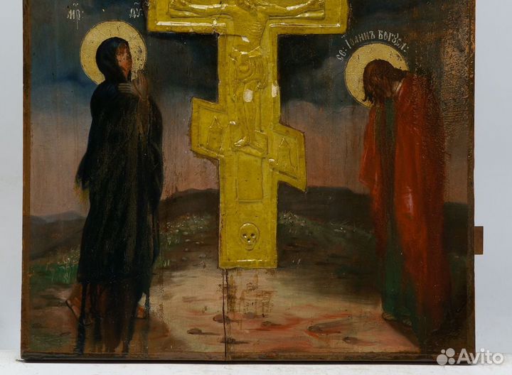 Икона Распятие Христово 19 век