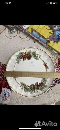Набор новогодних тарелок