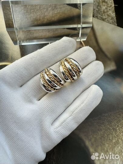 Винтажные клипсы Ervin Pearl