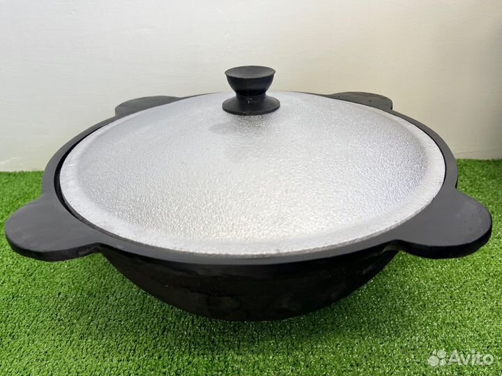 Казан 8 литров чугунный