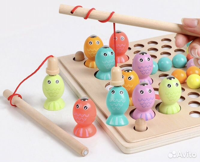 Развивающие деревянные игрушки Планшет деревянный