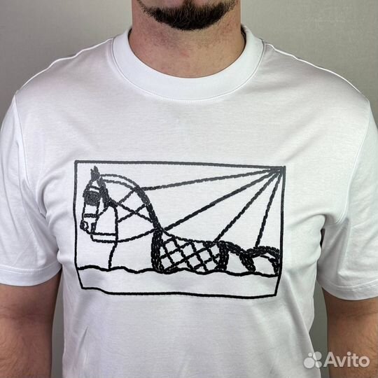 Футболка мужская hermes