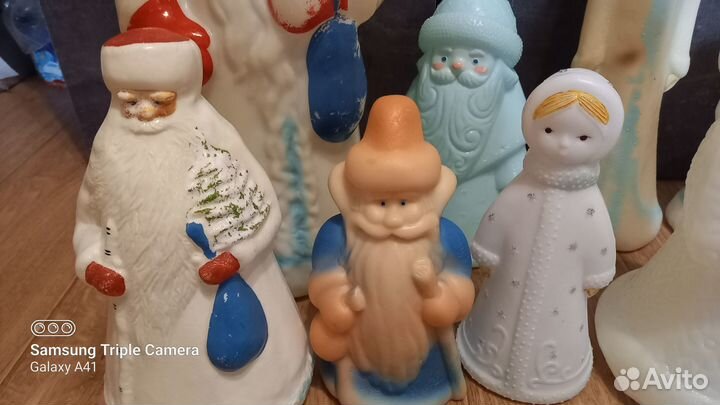 Ёлочные игрушки дед мороз снегурочка