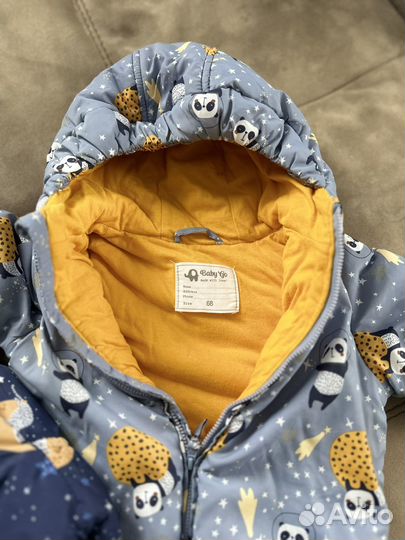 Комбинезон демисезонный 68 для двойни