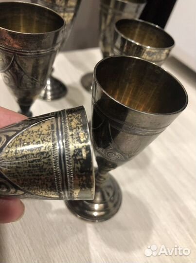 Рюмка серебро 875