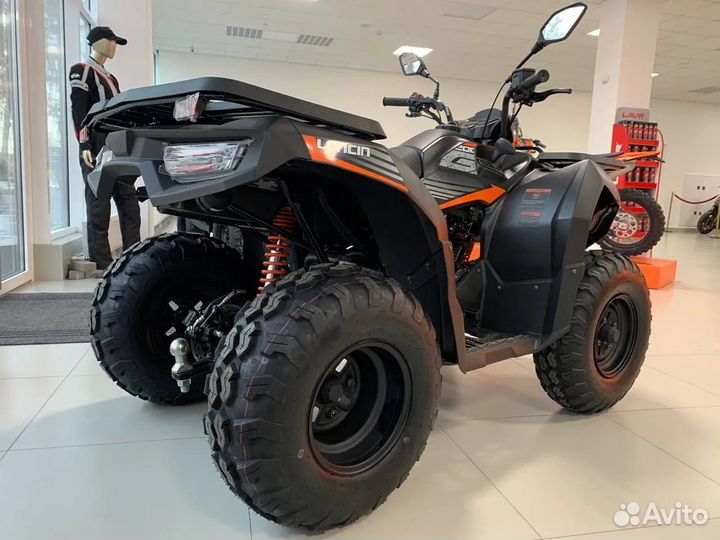 Квадроцикл Loncin Overland 200 черно-оранжевый