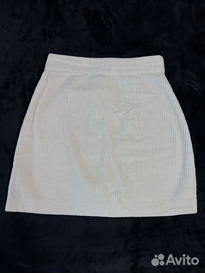 Вельветовая мини юбка h&m