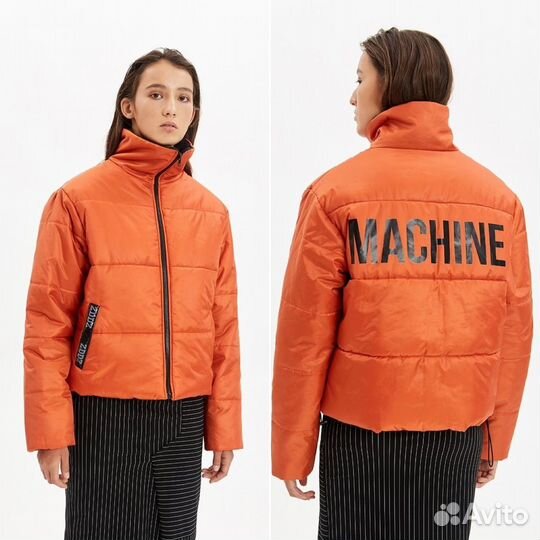 Оранжевая куртка zddz женский S
