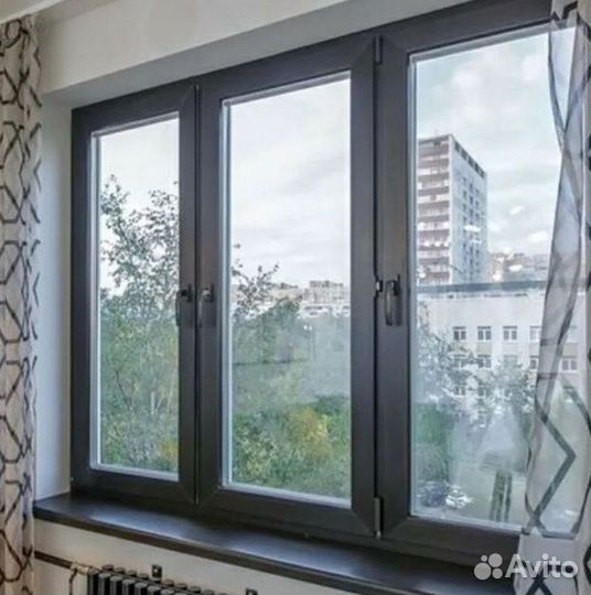 Окно с установкой