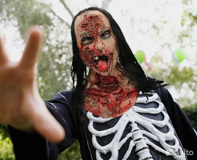 Страшные Маски Зомби, Свинья, Беззубик Дьявол