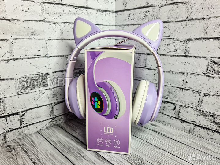 Наушники Cat / Наушники с ушками - Новые trend