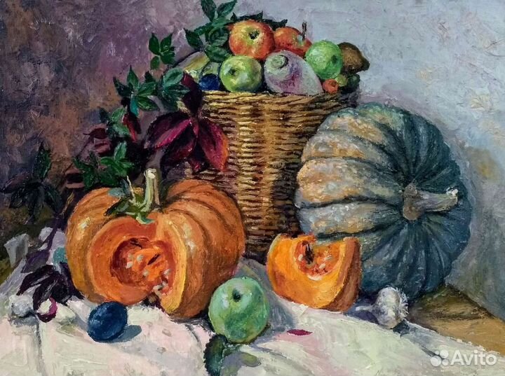 Картина маслом на холсте натюрморт