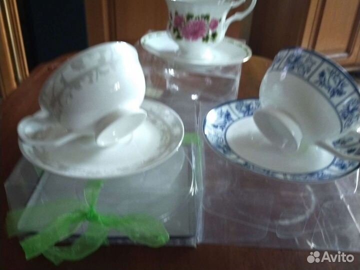 Чайные пары, тонкостенный фарфор