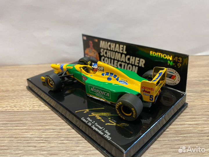 1/43 Minichamps Benetton Ford B193B F1 Estoril 93