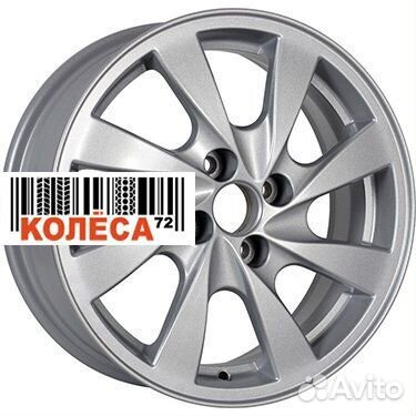 Кик кс928 6x15 4x98 ET33 Dia58.5 Сильвер