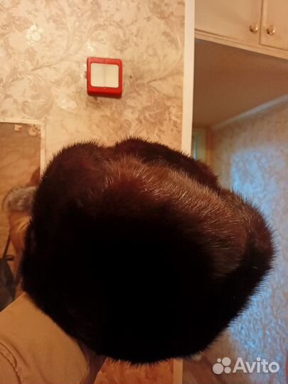 Шапка меховая мужская зимняя норка